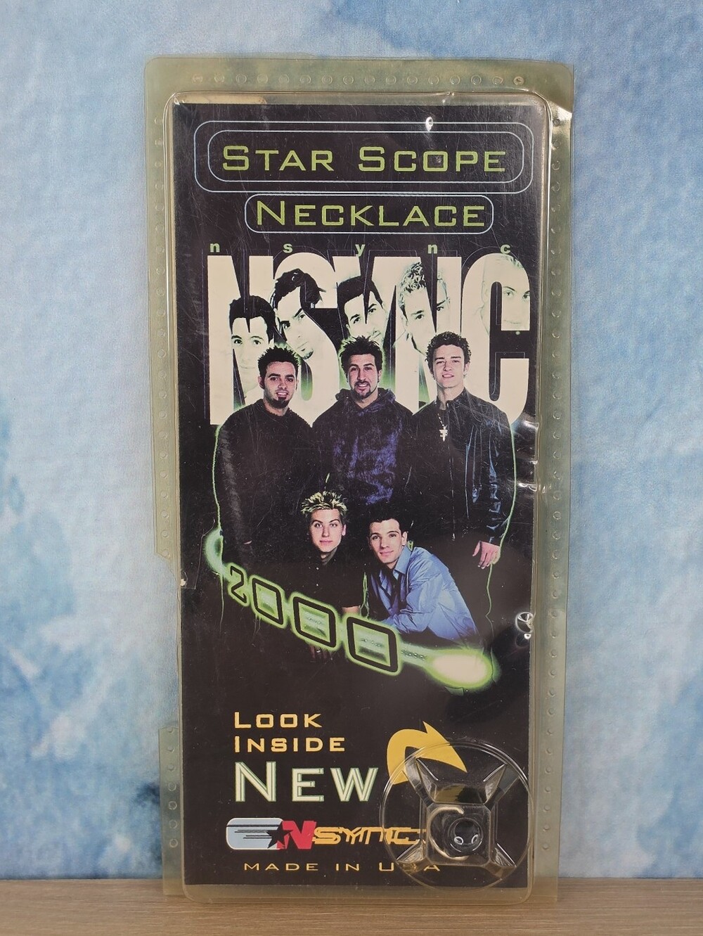 Vintage NSYNC Star Scope Necklace Justin Timberlake Winterland NWT
